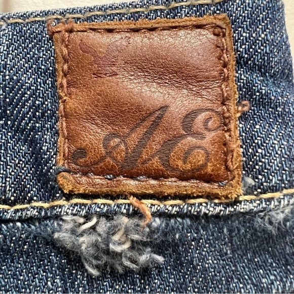 American Eagle Blue Bootcut Jeans Size 14 Denim Casual - Picture 10 of 12